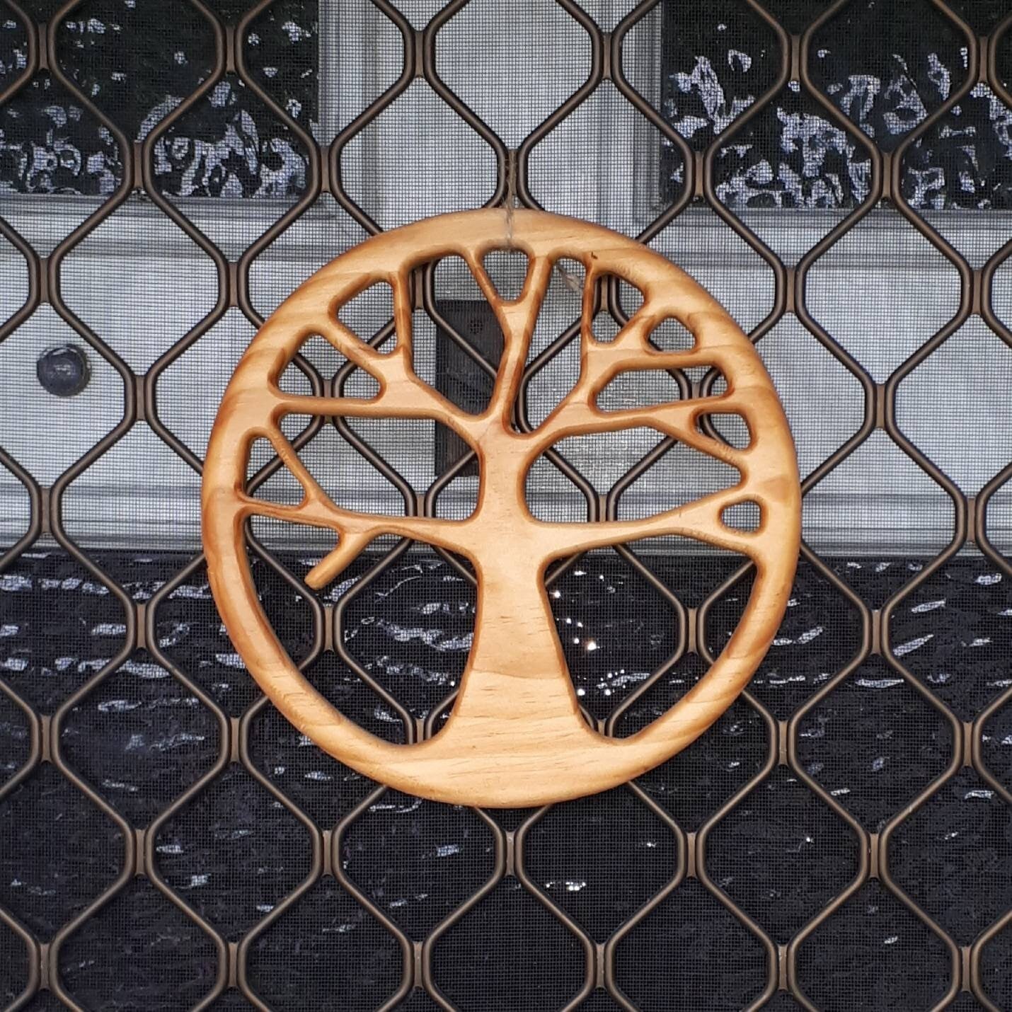 Large Wooden Yggdrasil Tree of Life Wall Hanger