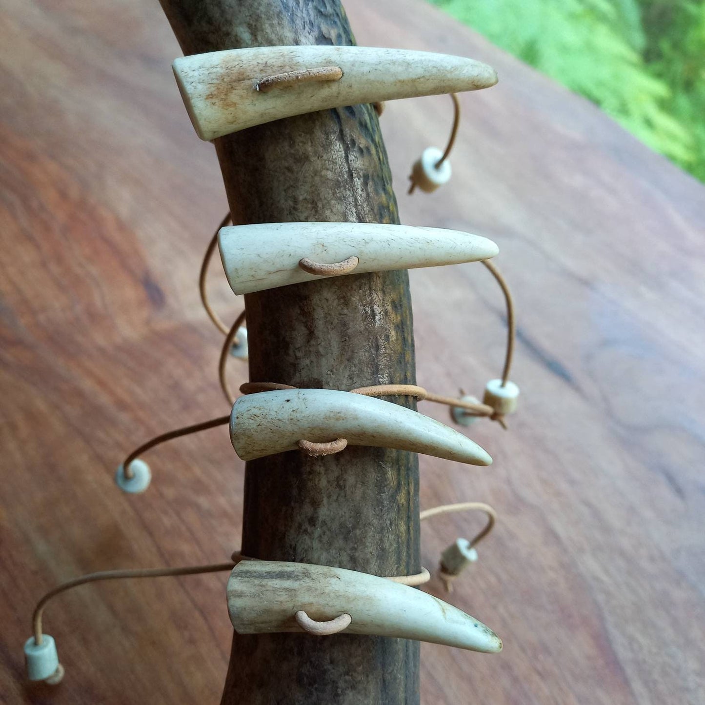 Antler Tip Hair / Dread Tie