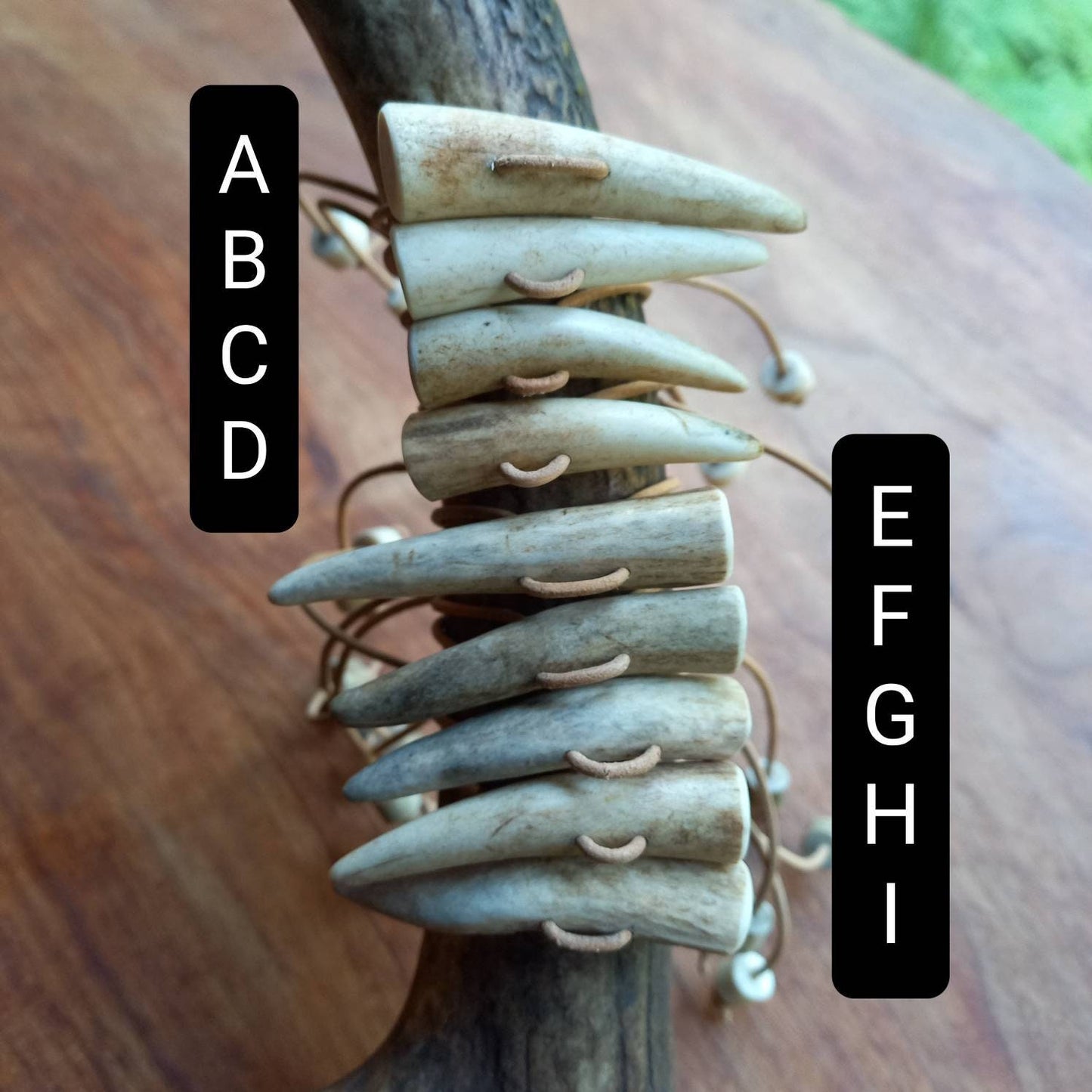 Antler Tip Hair / Dread Tie