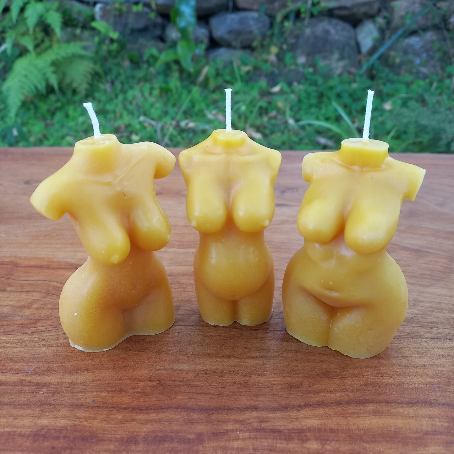 Divine Feminine Pure Organic Beeswax Candles