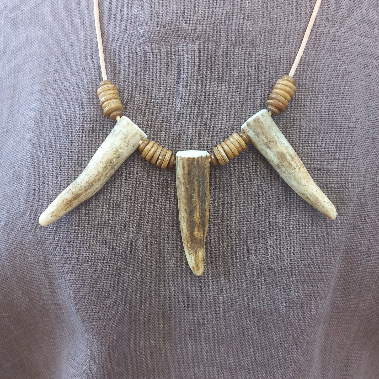 Deer Antler Tip Necklace (E)