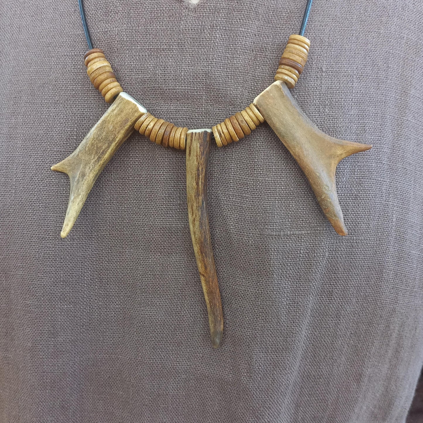 Deer Antler Tip Necklace (G)