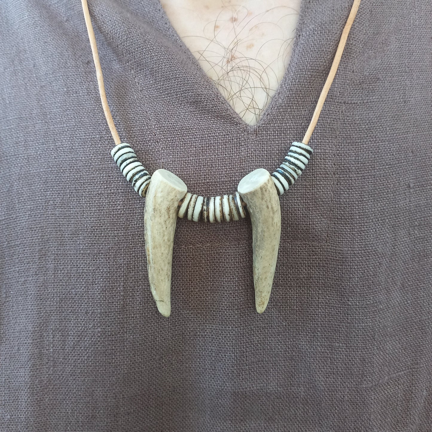 Deer Antler Tip Necklace (F)