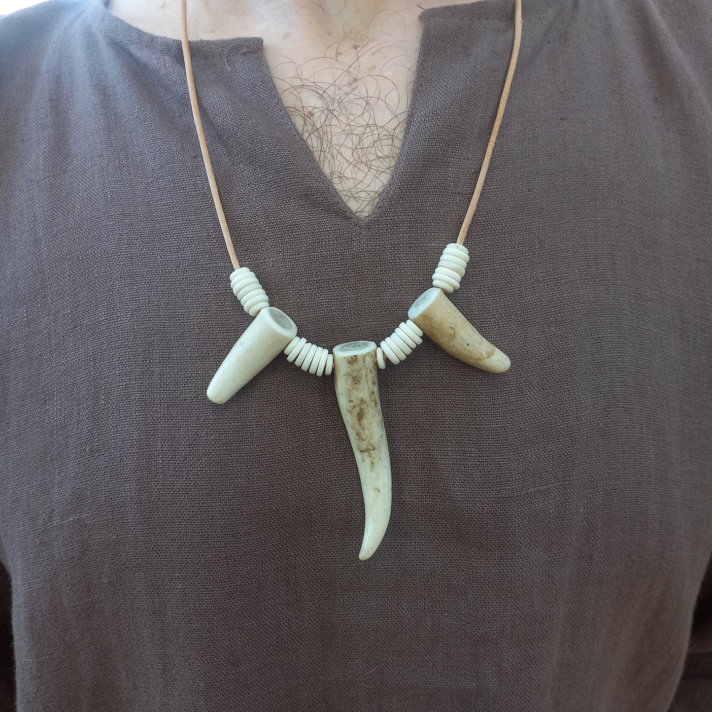 Deer Antler Tip Necklace (D)