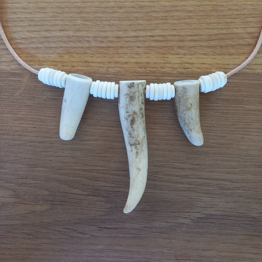 Deer Antler Tip Necklace (D)