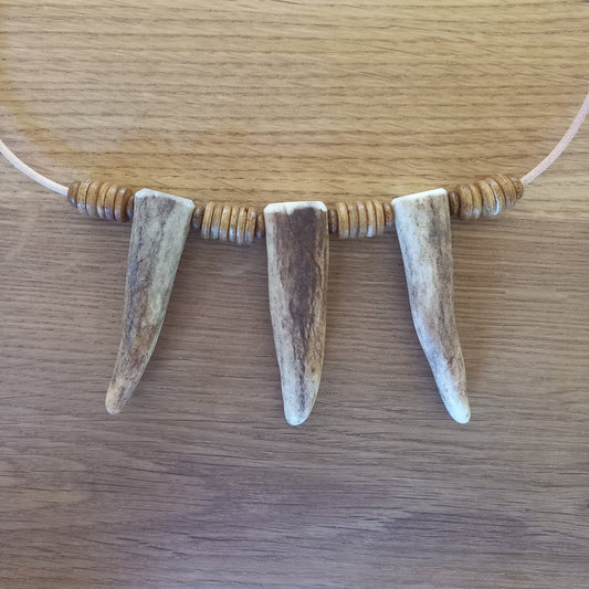 Deer Antler Tip Necklace (E)