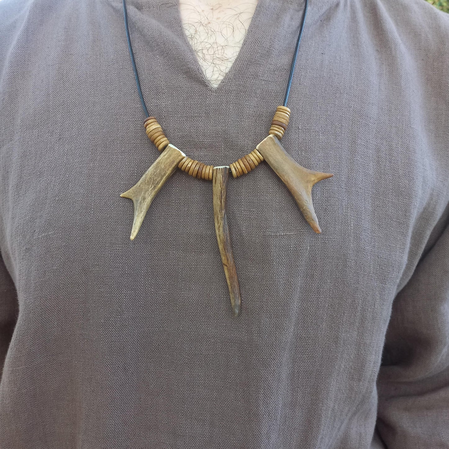 Deer Antler Tip Necklace (G)