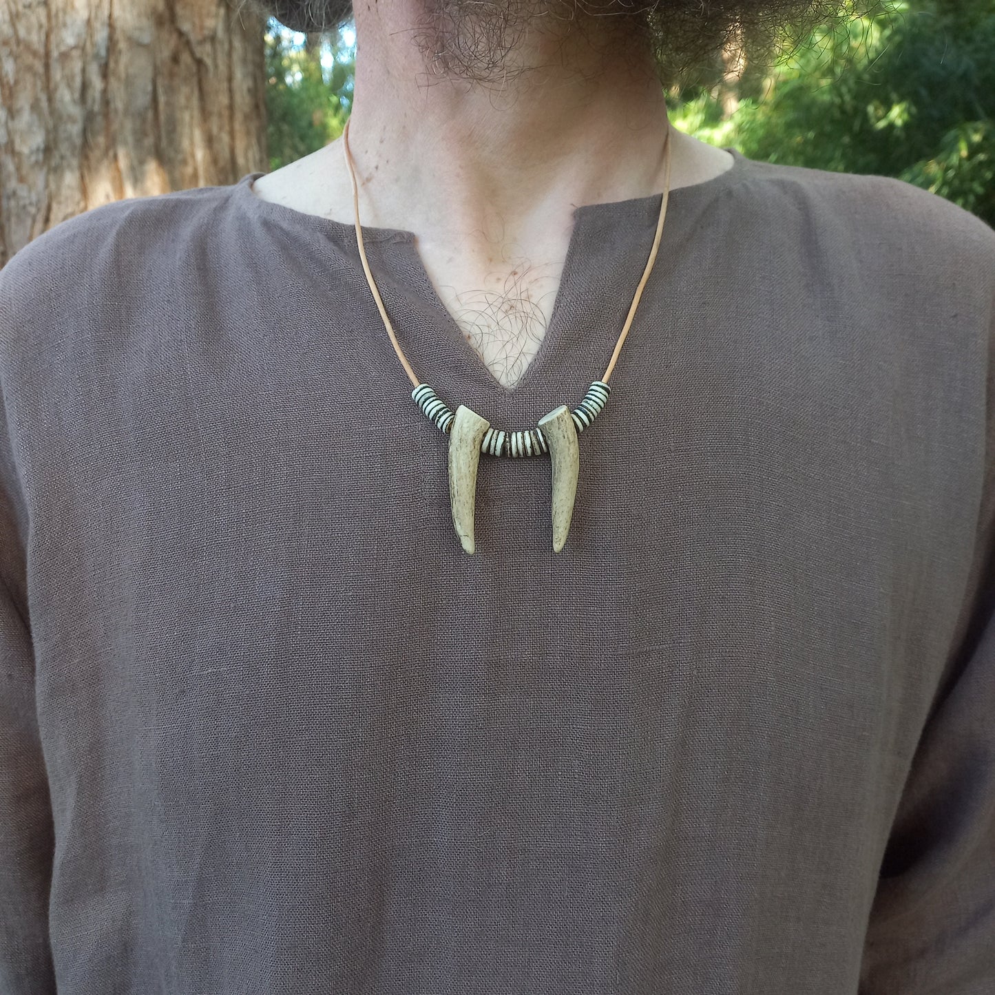 Deer Antler Tip Necklace (F)