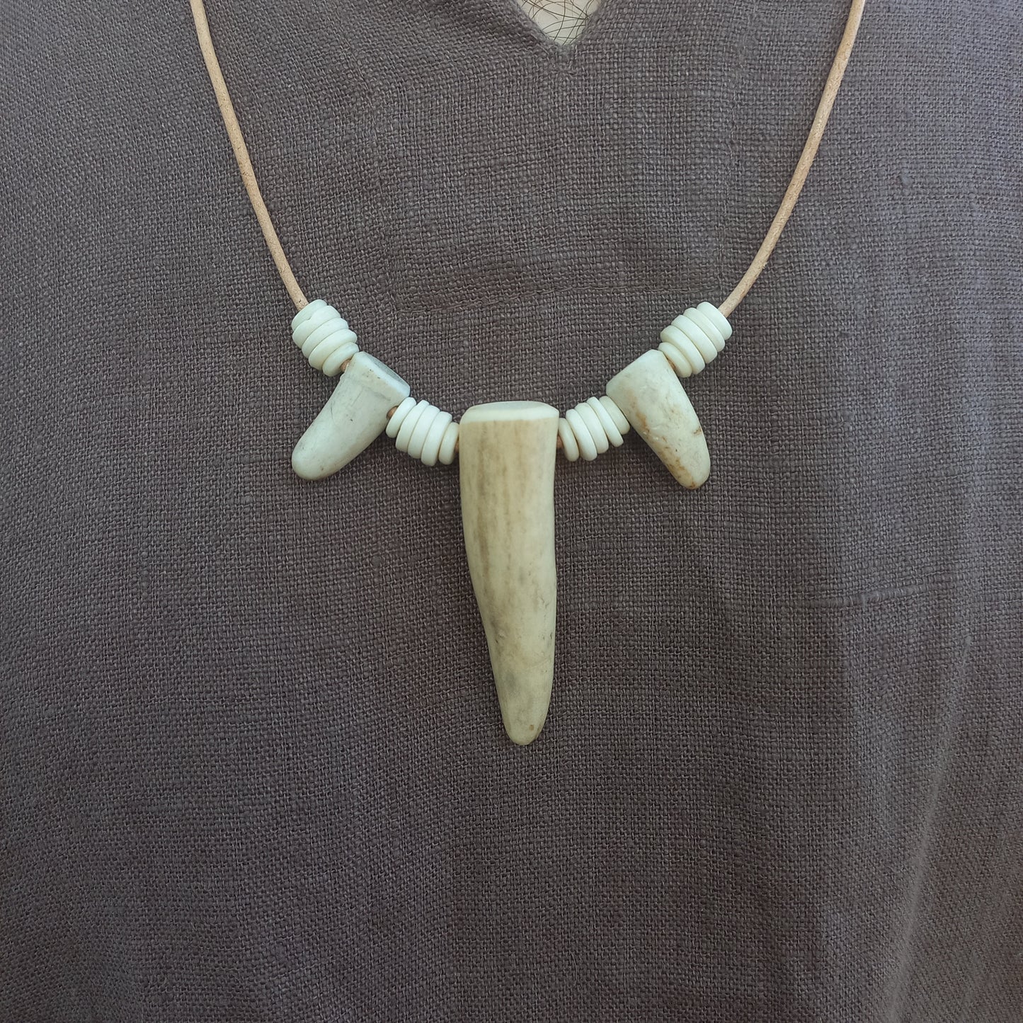 Deer Antler Tip Necklace (H)