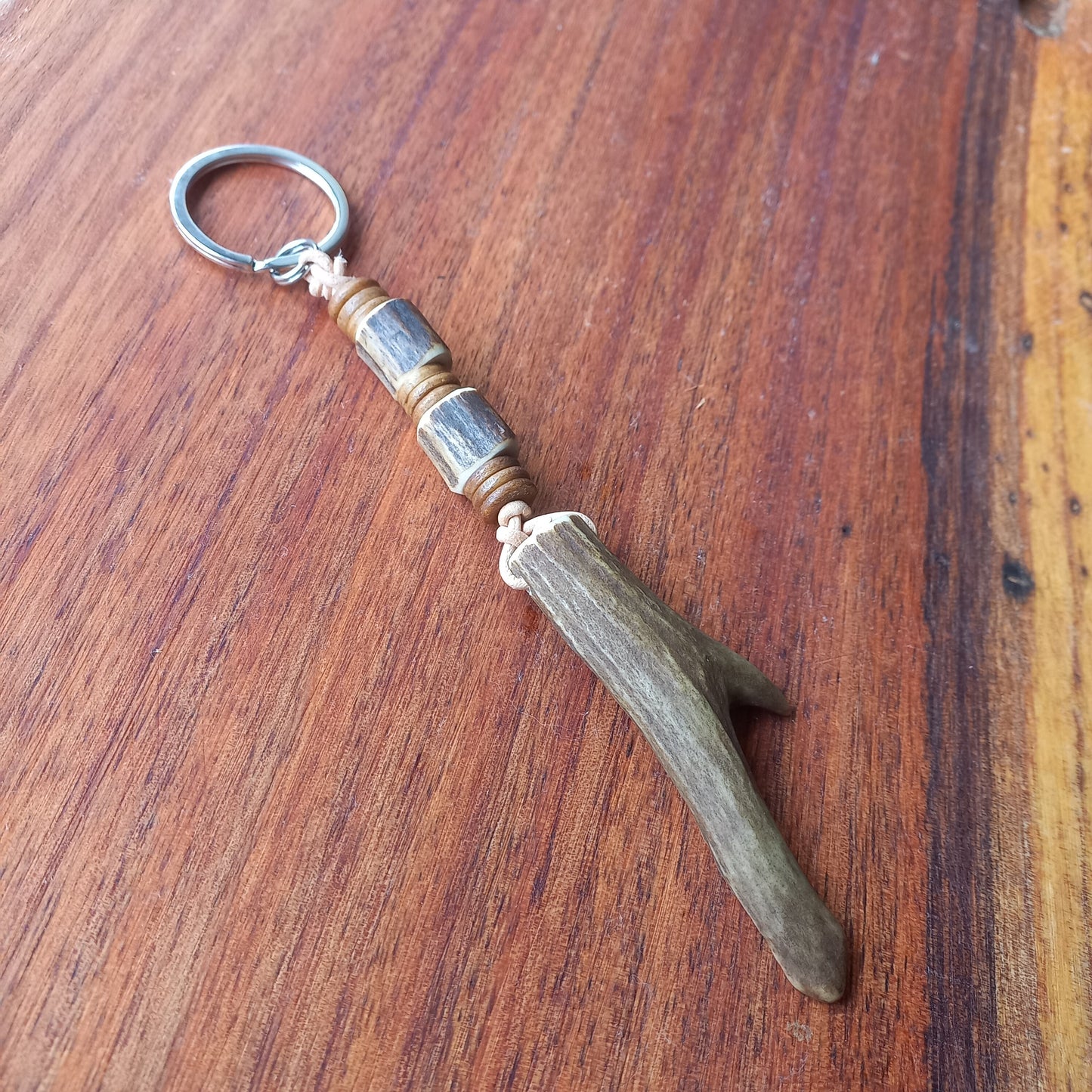 Roe Deer Antler Keychain