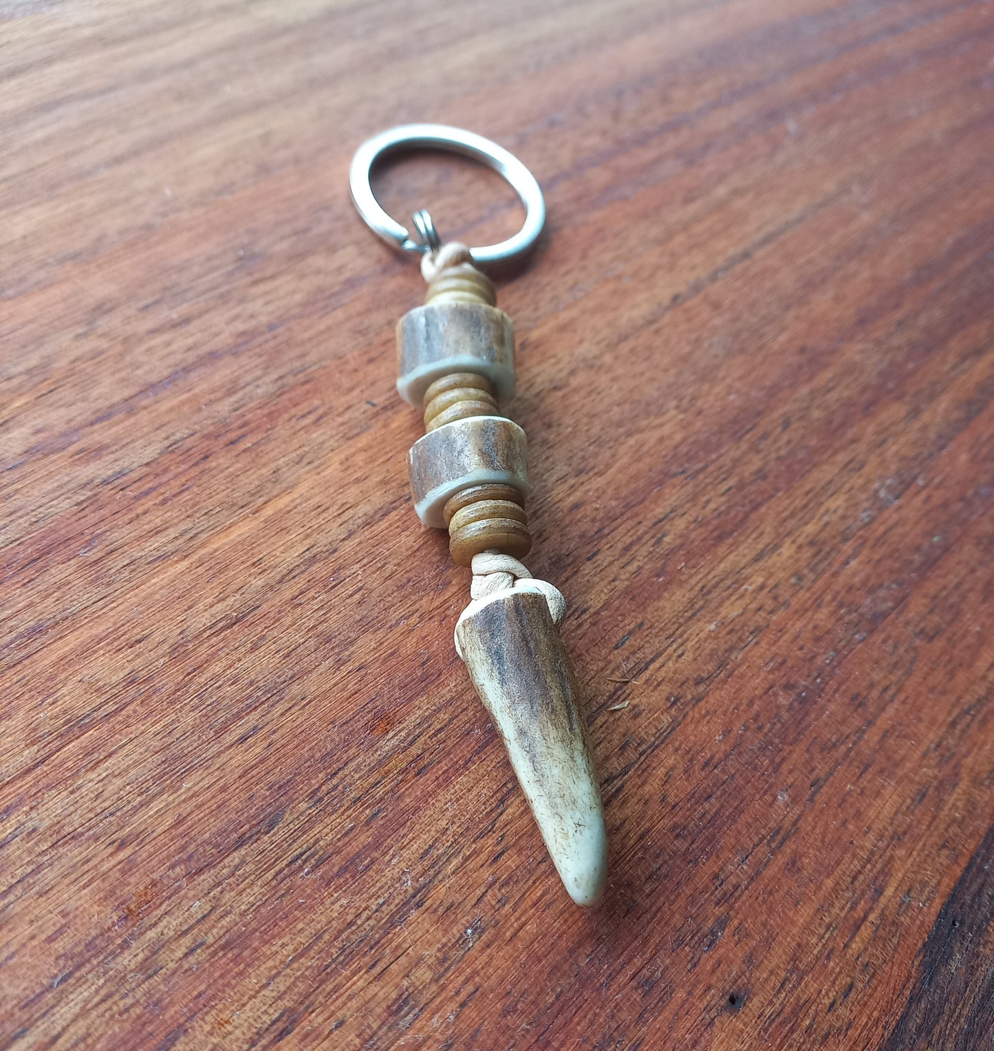 Roe Deer Antler Tip Keychain